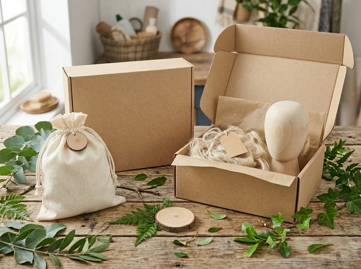Eco-friendly wig packaging