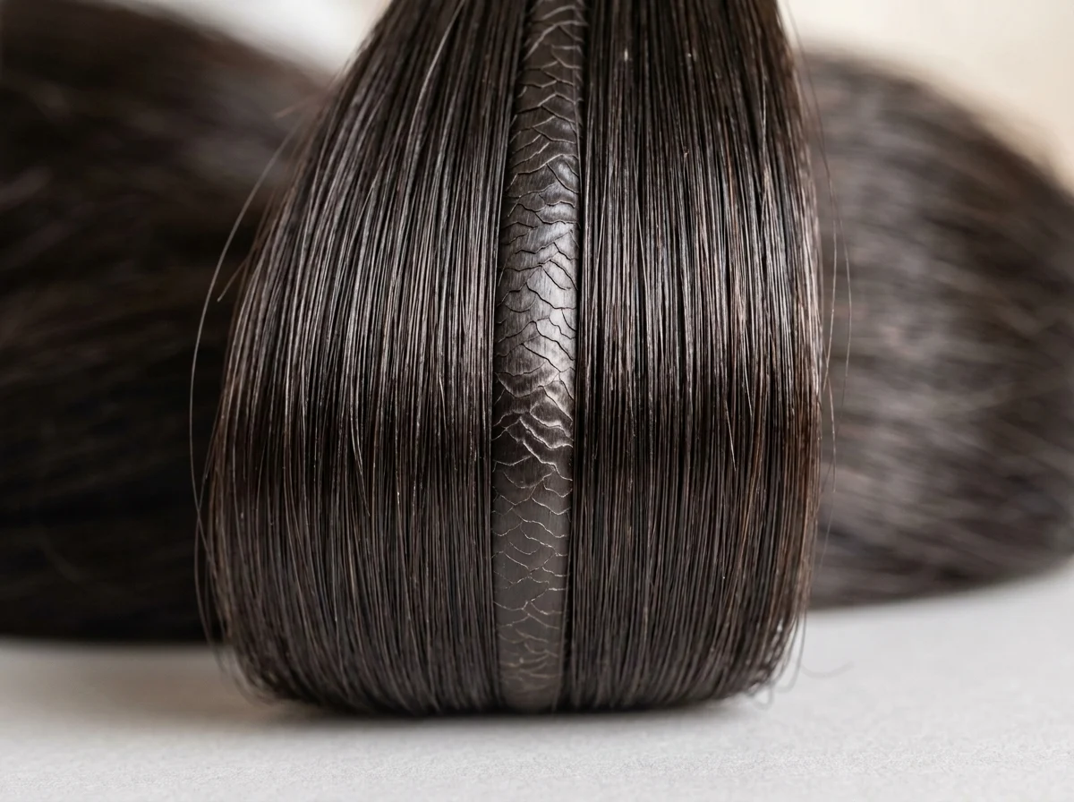 100% virgin cuticle-aligned human hair