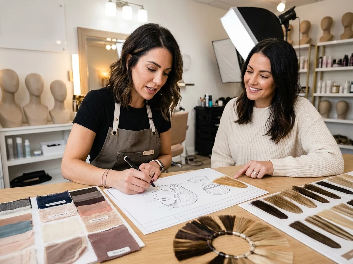 Custom wig manufacturing service